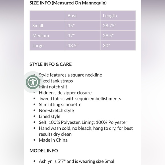 Storia Jazz Sequin Tweed mini dress NWT - Picture 4 of 8